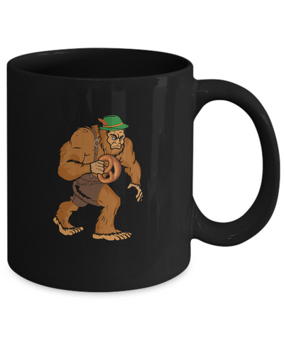 German Bigfoot Pretzel Funny Oktoberfest 2019 Mug-Coffee Mug-11oz Mug-Black