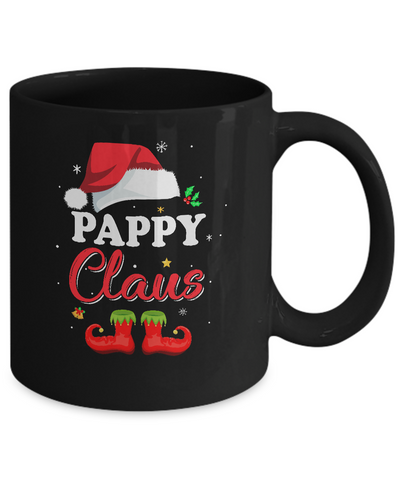 Santa Pappy Claus Matching Family Pajamas Christmas Gifts Mug-Coffee Mug-11oz Mug-Black