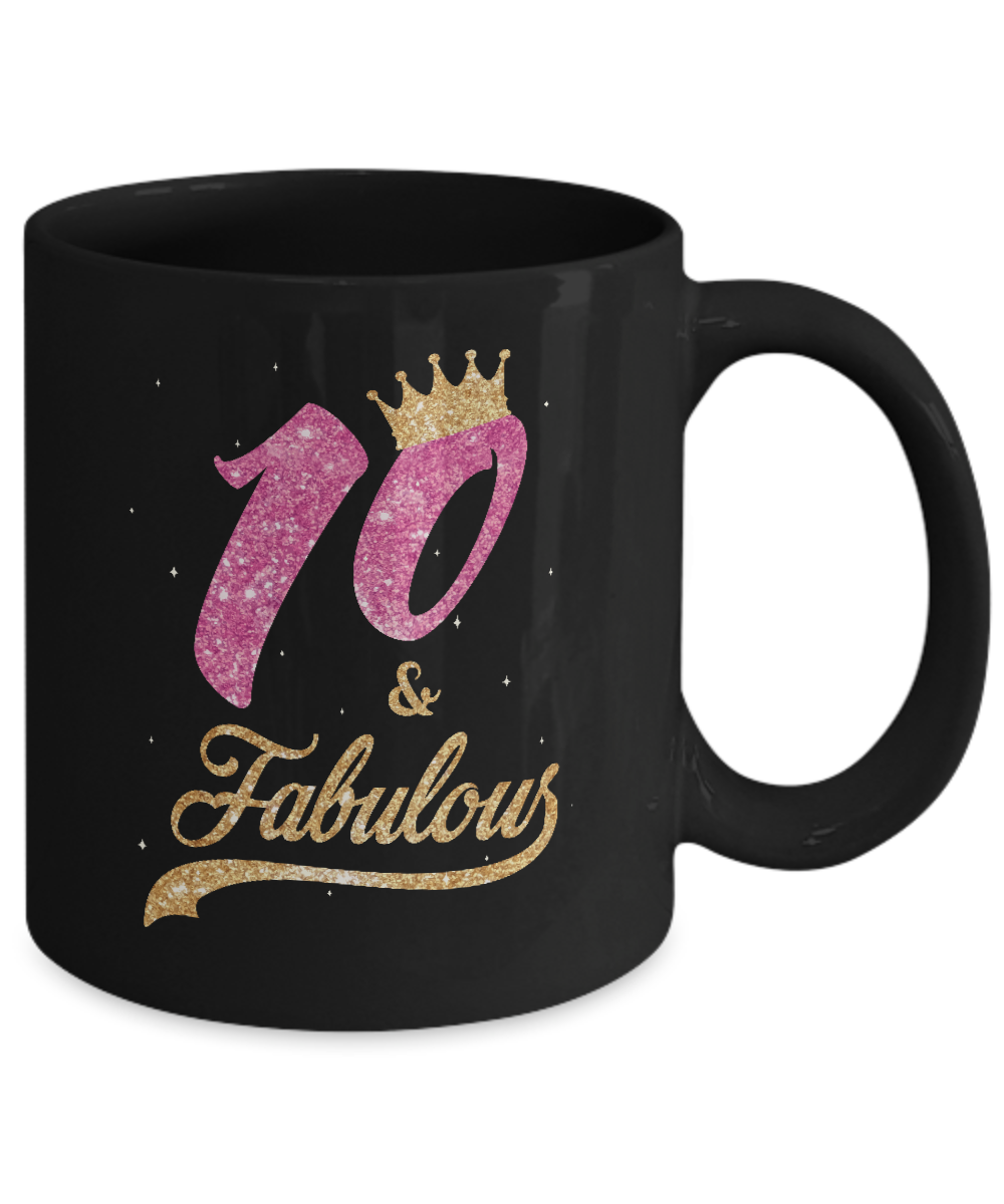 10Th And Fabulous Ten Birthday Mug-Coffee Mug-11oz Mug-Black