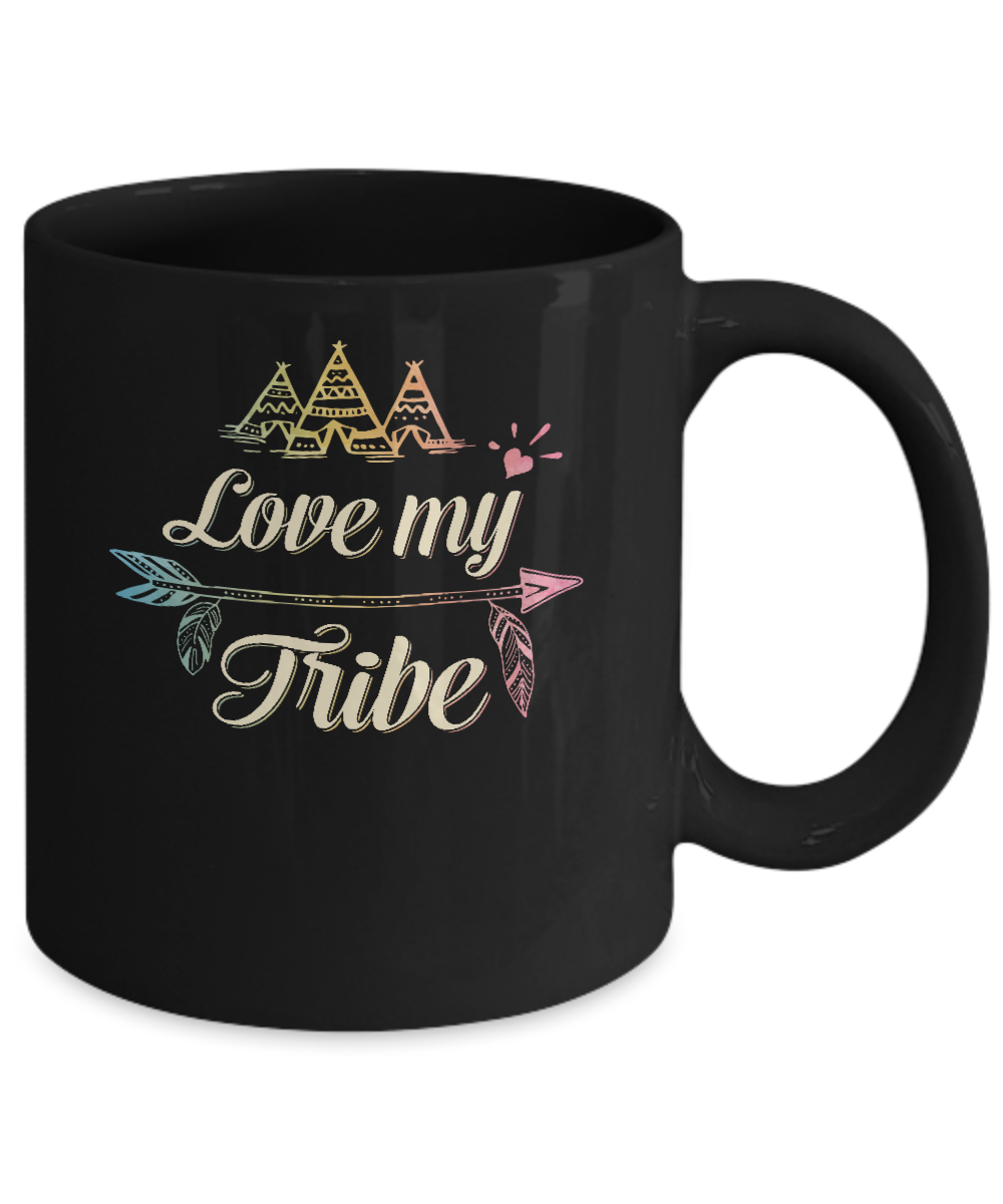 Love My Tribe Mug-Coffee Mug-11oz Mug-Black