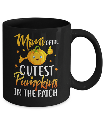 Halloween Mimi Of Cutest Pumpkins In The Patch Mug-Coffee Mug-11oz Mug-Black