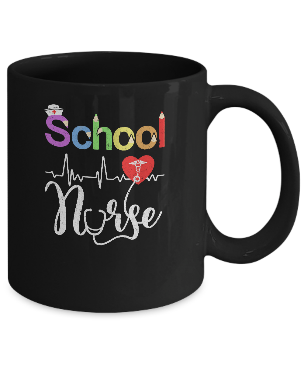 Funny Elementary And Middle School Nurse Gifts Mug-Coffee Mug-11oz Mug-Black