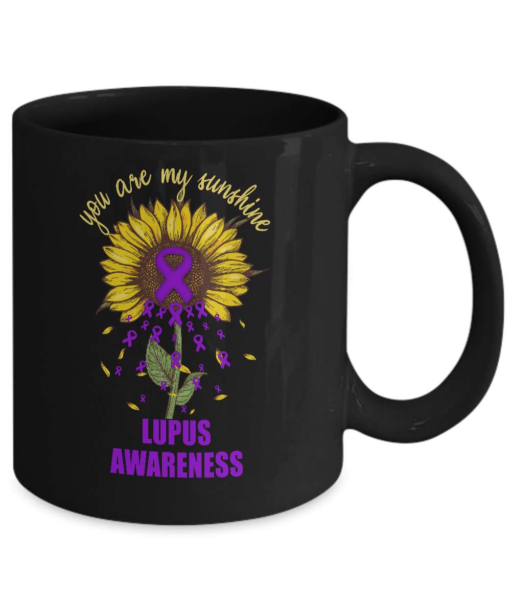 You Are My Sunshine Lupus Awareness Mug-Coffee Mug-11oz Mug-Black