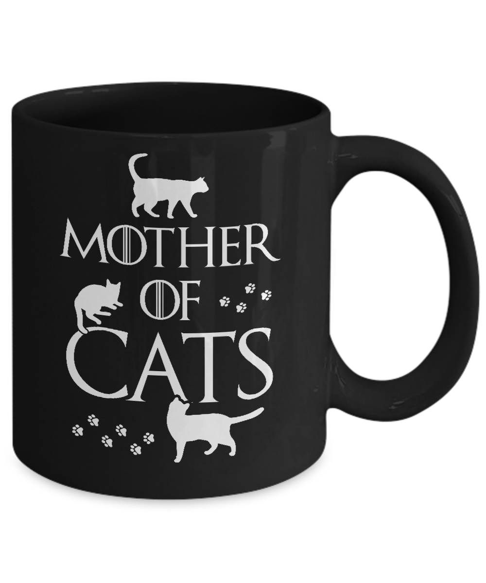 Mother Of Cats For Cat Lovers Mug-Coffee Mug-11oz Mug-Black