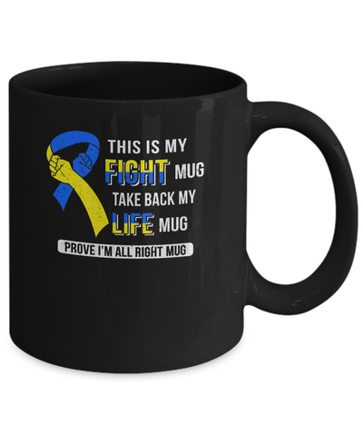 This Is My Fight Down Syndrome Awareness Mug-Coffee Mug-11oz Mug-Black