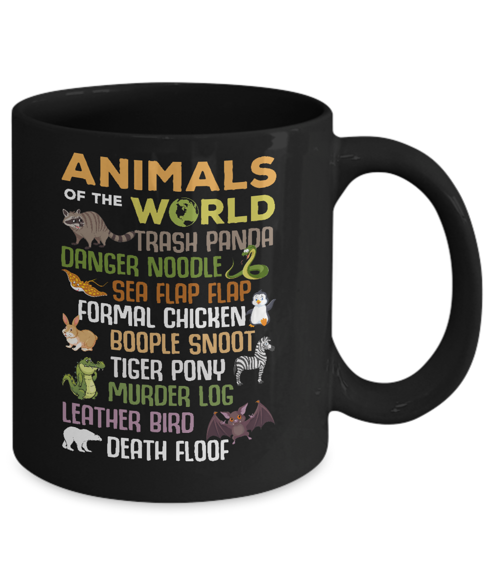 Funny Animals of The World Mug-Coffee Mug-11oz Mug-Black