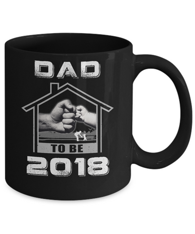 Dad To Be 2018 New Baby Mug-Coffee Mug-11oz Mug-Black
