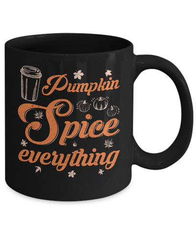 Pumpkin Spice Everything Mug-Coffee Mug-11oz Mug-Black