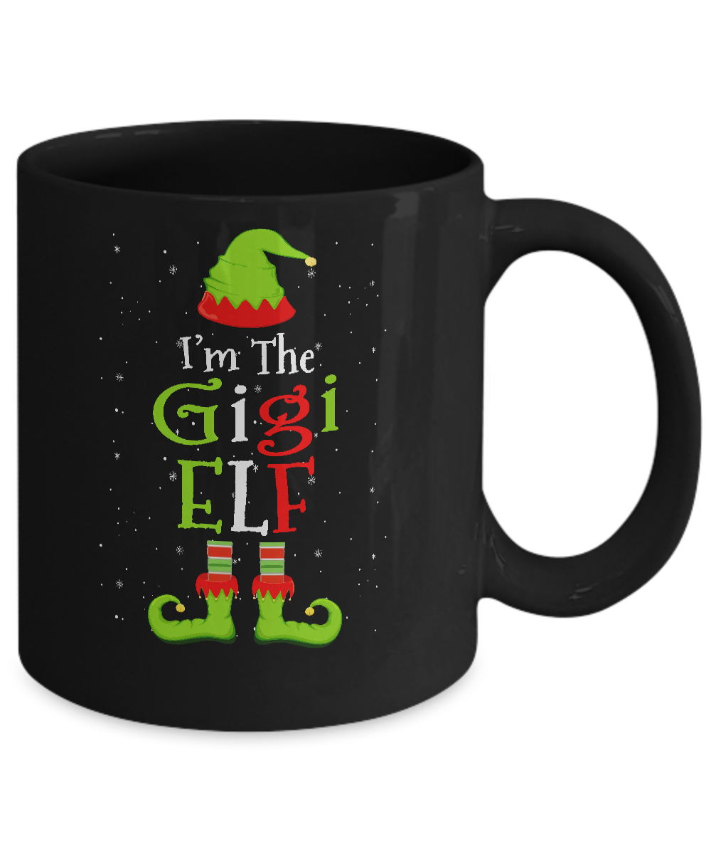 I'm The Gigi Elf Family Matching Funny Christmas Group Gift Mug-Coffee Mug-11oz Mug-Black