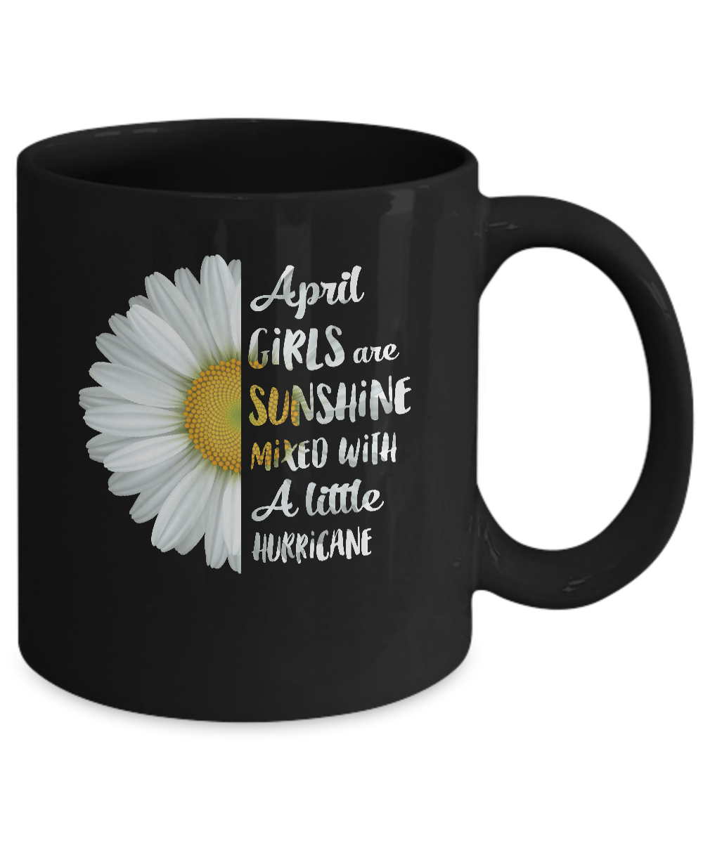 Daisy April Girls Birthday Gifts For Women Mug-Coffee Mug-11oz Mug-Black