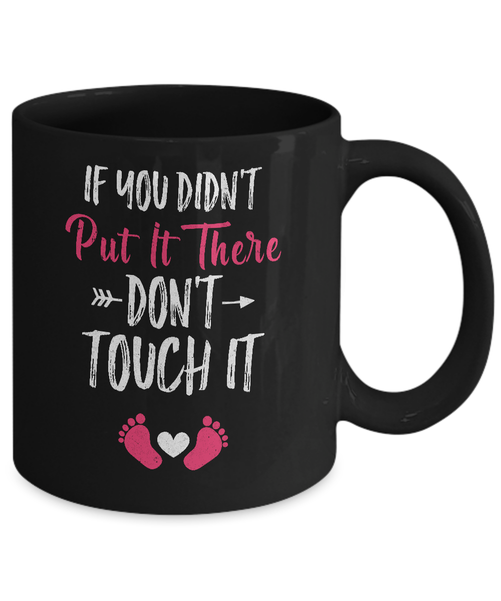 Soon To Be Mommy 2021 Gender Pink If You Didn't Put It There Mug-Coffee Mug-11oz Mug-Black