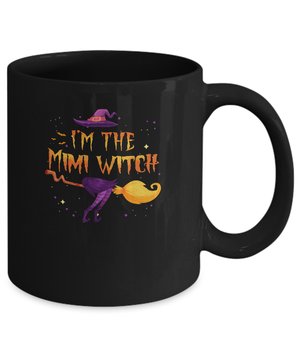 I Am The Mimi Witch Halloween Costume Gift Mug-Coffee Mug-11oz Mug-Black