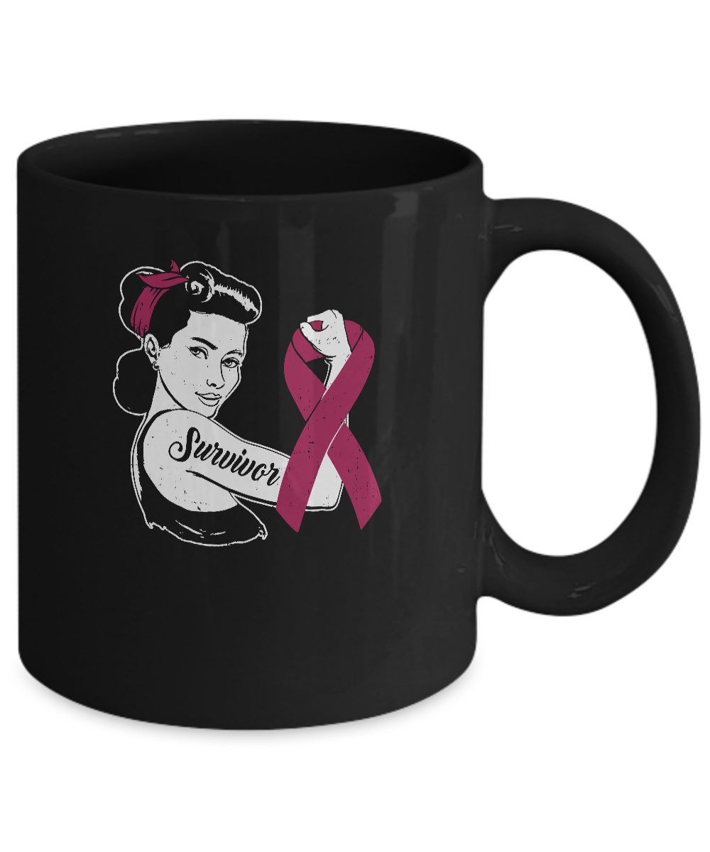We Can Cure It Multiple Myeloma Awareness Survivor Mug-Coffee Mug-11oz Mug-Black