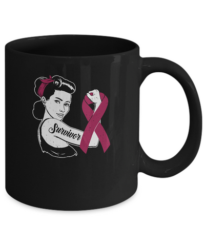 We Can Cure It Multiple Myeloma Awareness Survivor Mug-Coffee Mug-11oz Mug-Black
