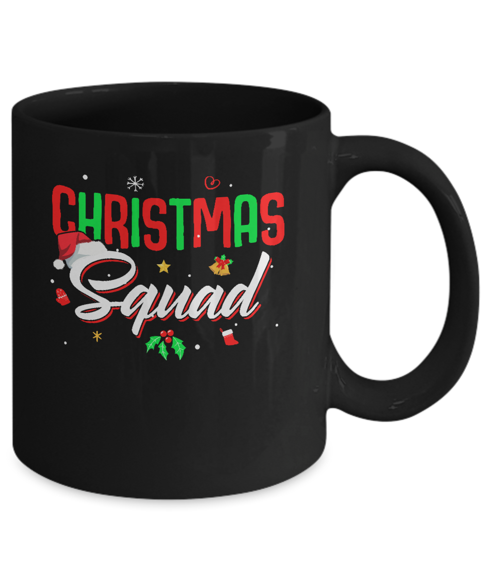 Matching Family Christmas Squad Mug-Coffee Mug-11oz Mug-Black
