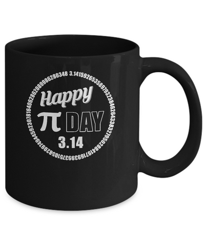Happy Pi Day Love Math Funny March 14Th 2021 Mug-Coffee Mug-11oz Mug-Black