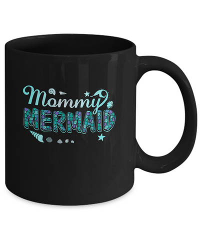 Mommy Mermaid Mug-Coffee Mug-11oz Mug-Black