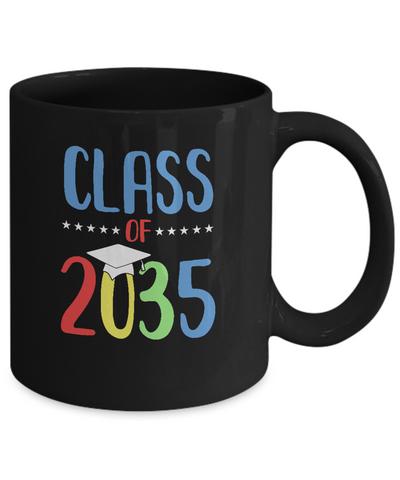 Grow With Me First Day Of School Class Of 2035 Mug-Coffee Mug-11oz Mug-Black