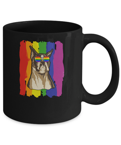 Funny Boxer LGBT LGBT Pride Gifts Mug-Coffee Mug-11oz Mug-Black