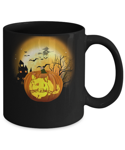 Pumpkin Chinchilla Halloween Human Costume Mug-Coffee Mug-11oz Mug-Black