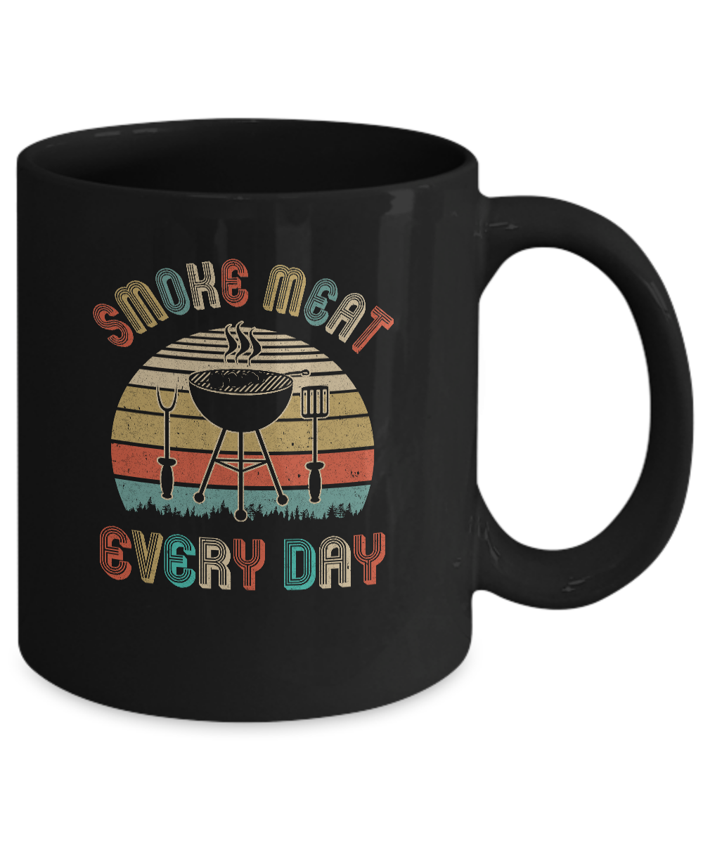 BBQ Barbecue Smoker Grilling Griller Chef Gifts Mug-Coffee Mug-11oz Mug-Black