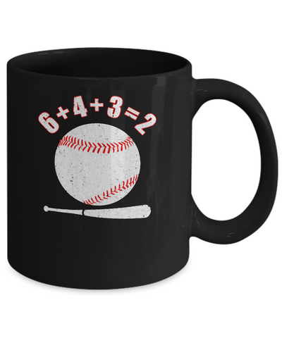 6 4 3 2 Play Baseball Mug-Coffee Mug-11oz Mug-Black