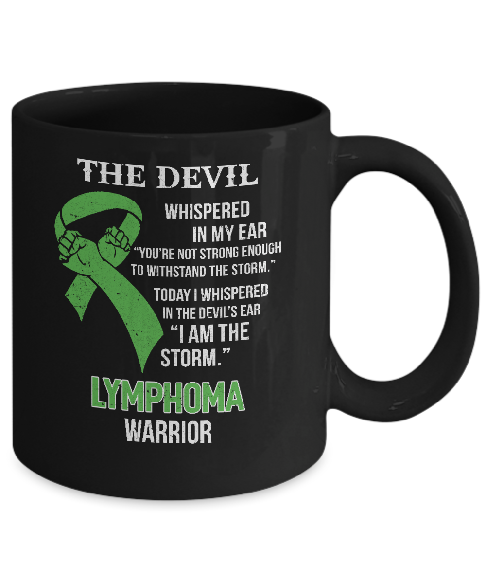 I Am The Storm Support Lymphoma Awareness Warrior Gift Mug-Coffee Mug-11oz Mug-Black