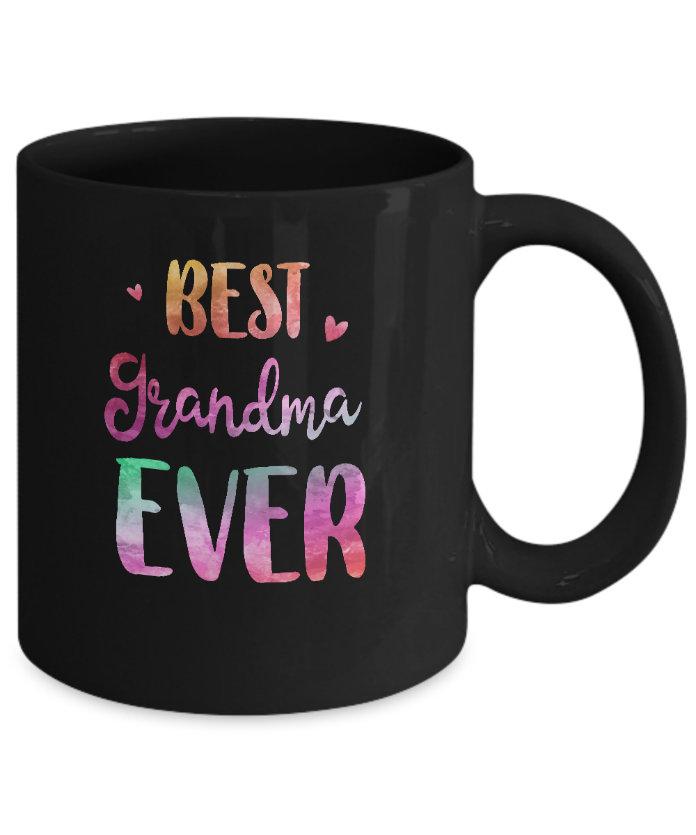 Best Grandma Ever Cute Funny Mothers Day Gift Mug-Coffee Mug-11oz Mug-Black