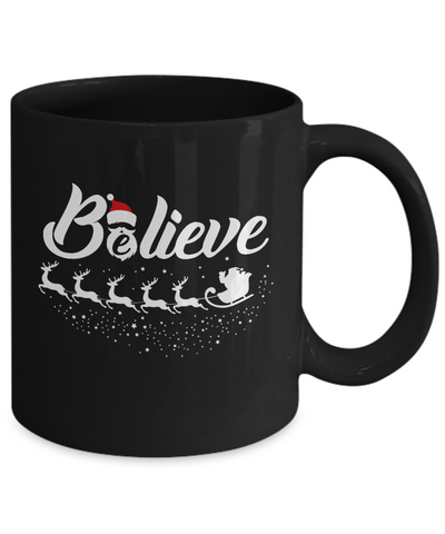 Believe Best Santa Christmas Gifts Mug-Coffee Mug-11oz Mug-Black