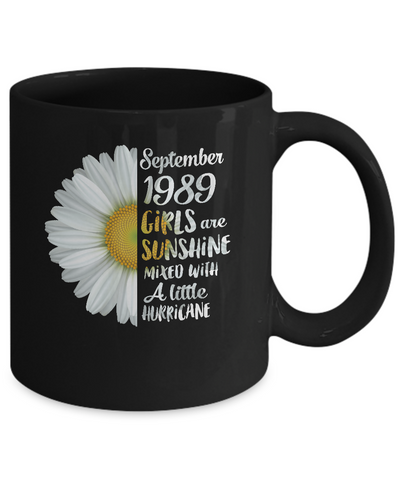 September Girls 1989 32th Birthday Gifts Mug-Coffee Mug-11oz Mug-Black