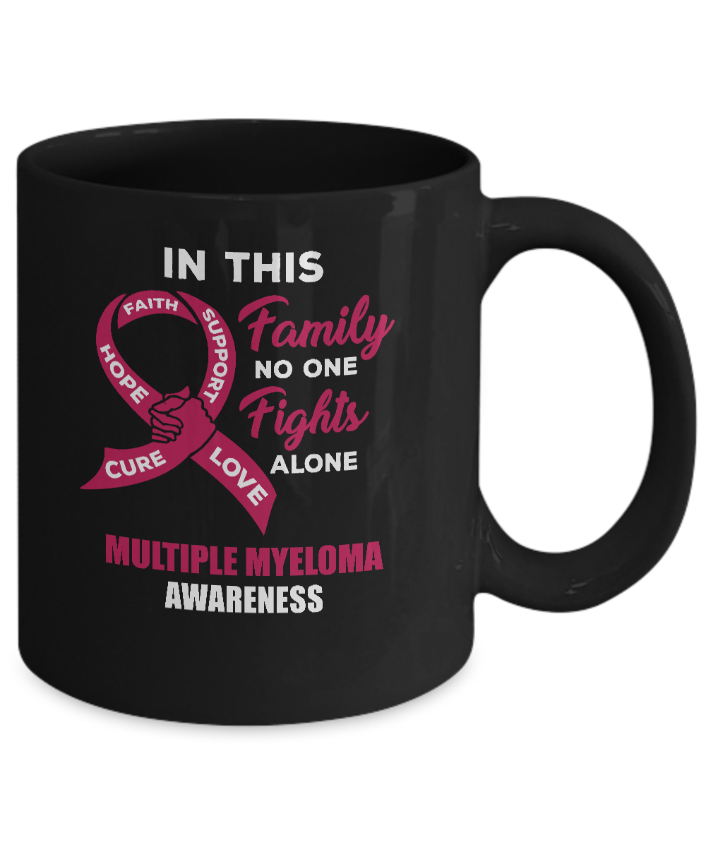 In This School No One Fights Multiple Myeloma Alone Mug-Coffee Mug-11oz Mug-Black