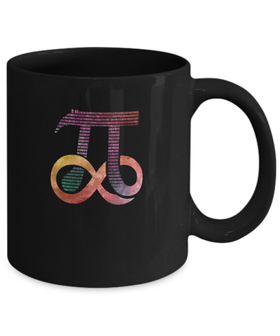 Funny Pi Number 3.141 Math Teacher Student Gift Mug-Coffee Mug-11oz Mug-Black
