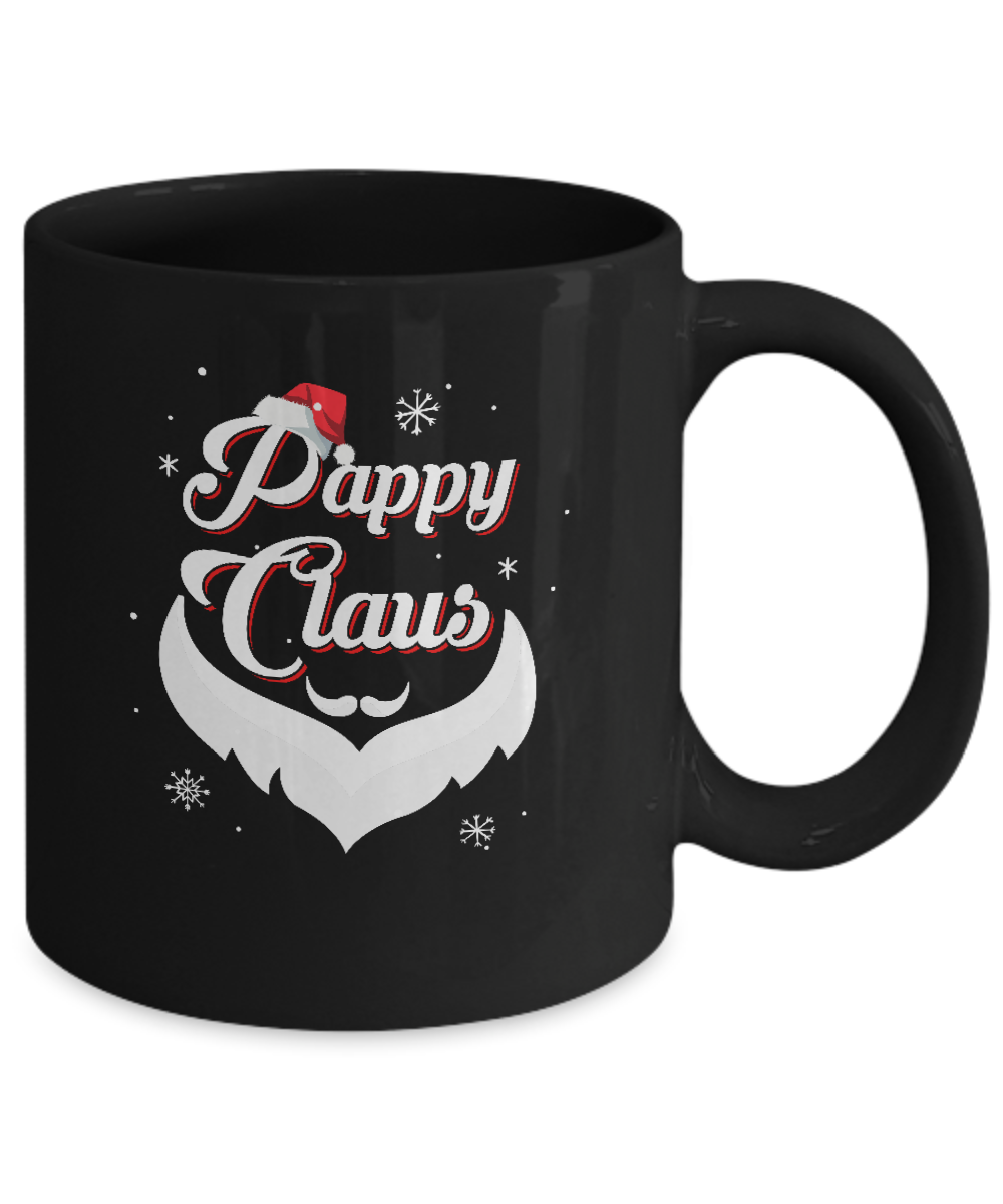 Santa Beard Matching Christmas Pajamas Pappy Claus Mug-Coffee Mug-11oz Mug-Black