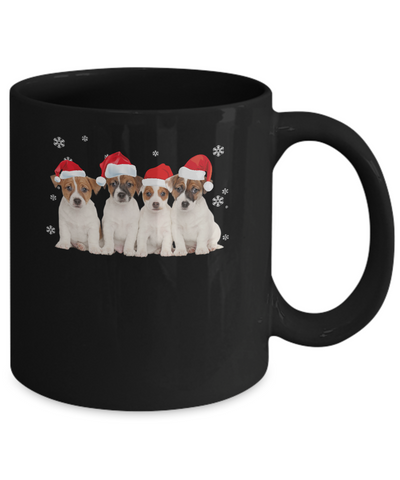 Funny Beagle Puppies Christmas Dog Gift Mug-Coffee Mug-11oz Mug-Black