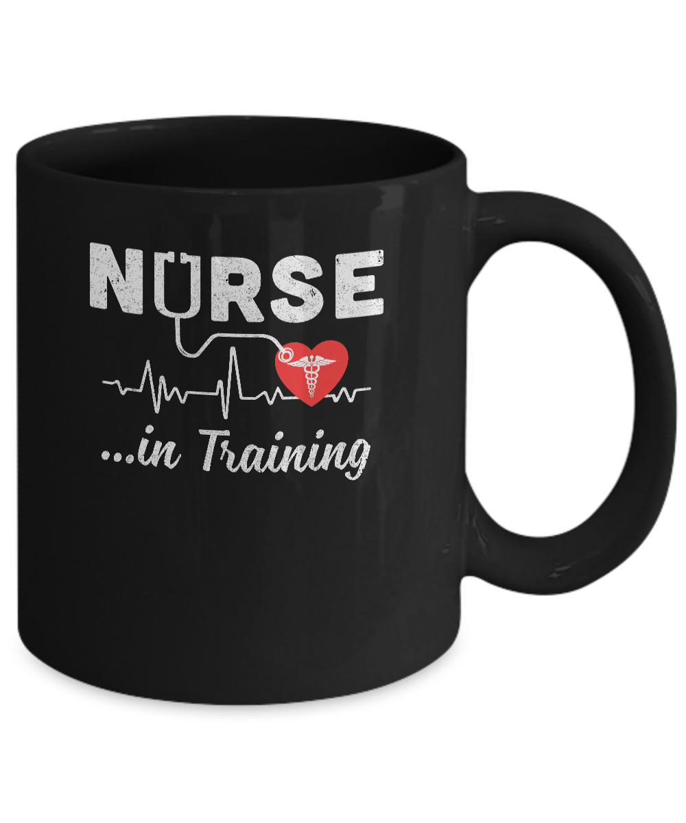 Nurse In Training Future Nurse Nursing Student Mug-Coffee Mug-11oz Mug-Black