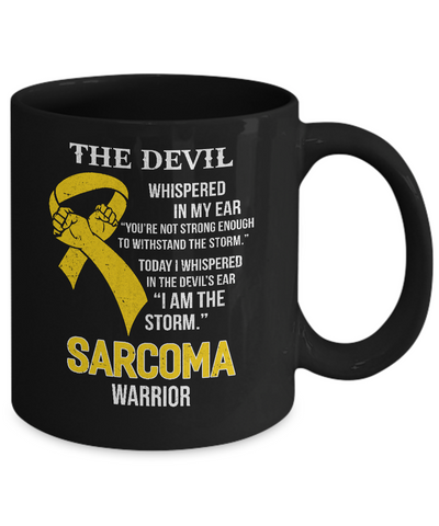 I Am The Storm Support Sarcoma Awareness Mug-Coffee Mug-11oz Mug-Black