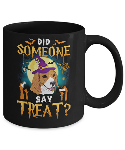 Did Someone Say Treat Beagle Halloween Costume Mug-Coffee Mug-11oz Mug-Black