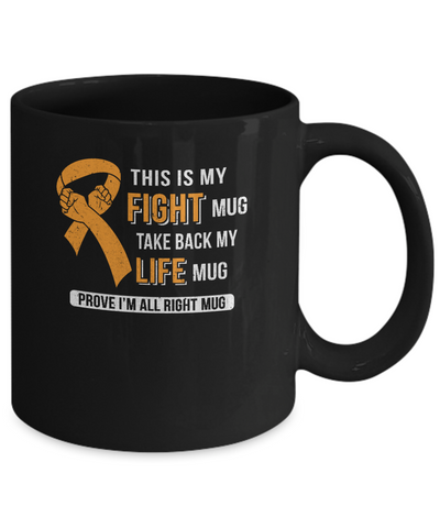 This Is My Fight Multiple Sclerosis Awareness Mug-Coffee Mug-11oz Mug-Black