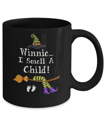 I Smell A Child Pregnancy Halloween Costumes For Women Mug-Coffee Mug-11oz Mug-Black