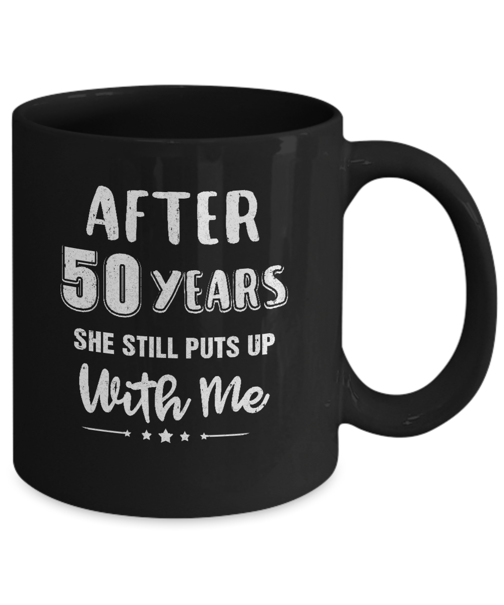 50Th Wedding Anniversary Funny Husband Gift Mug-Coffee Mug-11oz Mug-Black