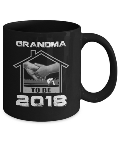 Grandma To Be 2018 New Baby Mug-Coffee Mug-11oz Mug-Black