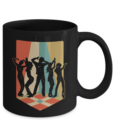 Classic Vintage Retro Style Dance Music Mug-Coffee Mug-11oz Mug-Black