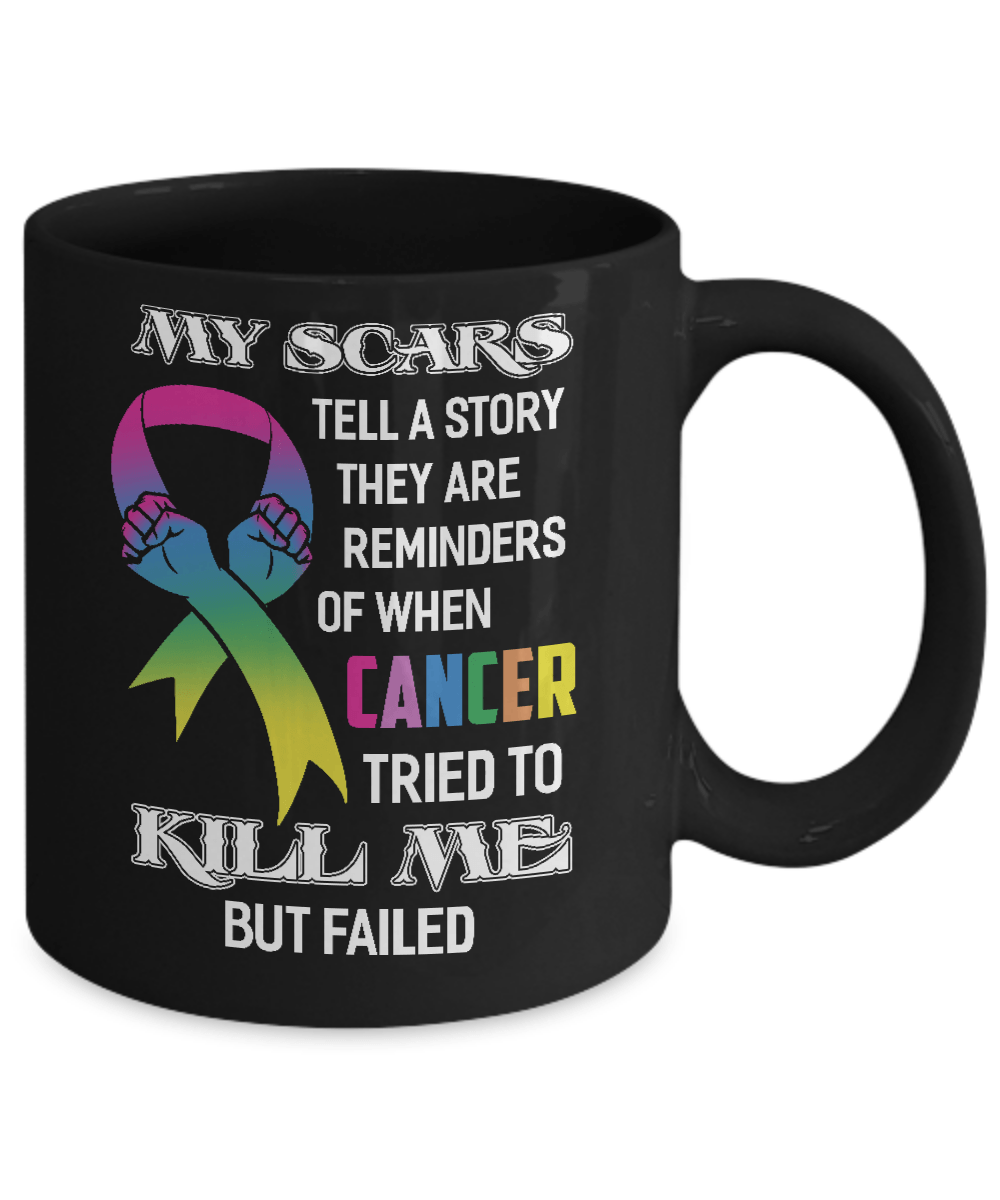 Cancer Survivors They Are Reminders Of When Cancer Tried To Kill Me Mug-Coffee Mug-11oz Mug-Black