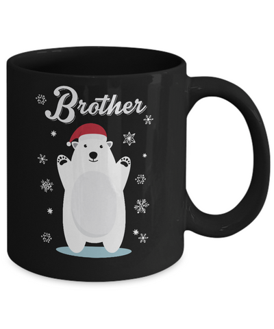 Brother Bear Christmas Santa Pajamas Mug-Coffee Mug-11oz Mug-Black