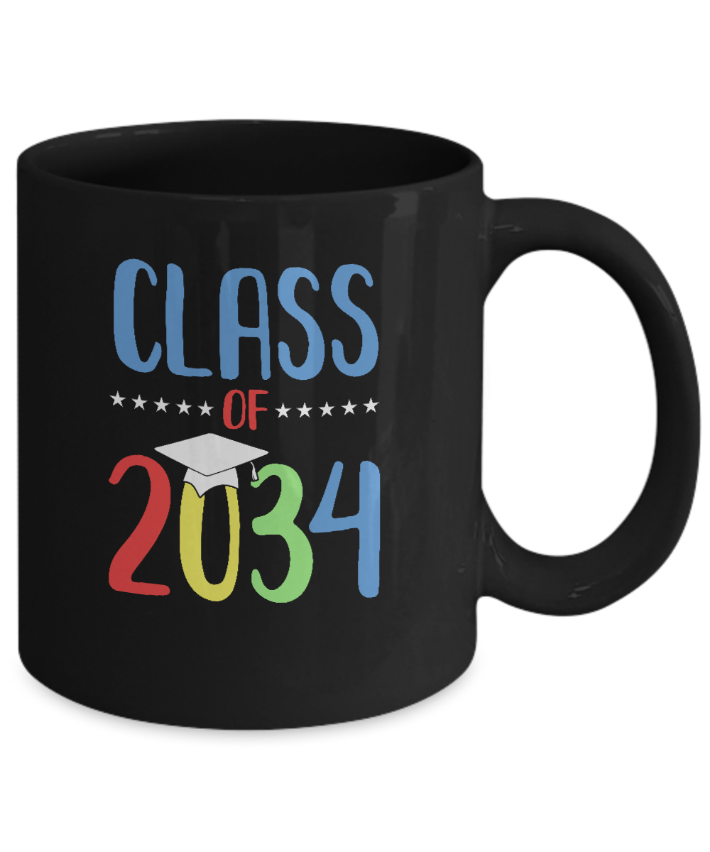 Grow With Me First Day Of School Class Of 2034 Mug-Coffee Mug-11oz Mug-Black