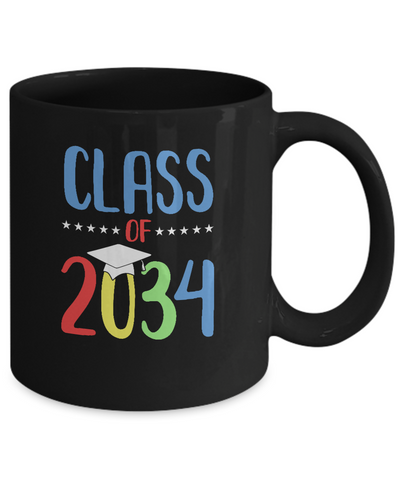 Grow With Me First Day Of School Class Of 2034 Mug-Coffee Mug-11oz Mug-Black