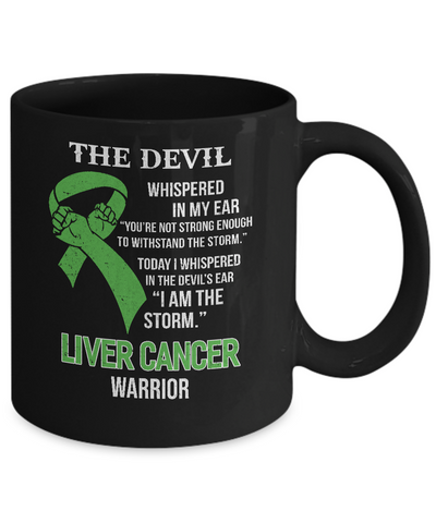 I Am The Storm Support Liver Cancer Awareness Mug-Coffee Mug-11oz Mug-Black