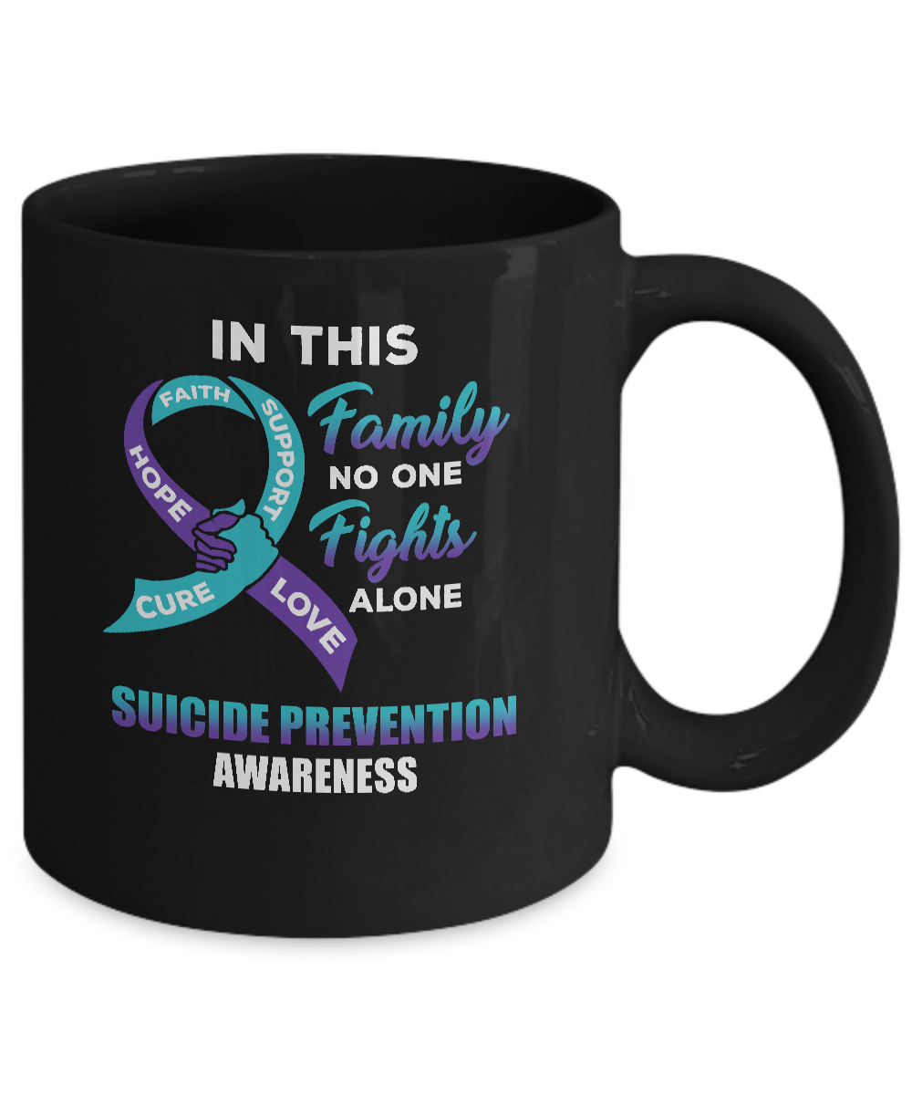 In This School No One Fights Suicide Prevention Awareness Alone Mug-Coffee Mug-11oz Mug-Black