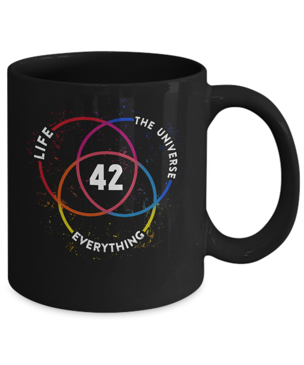 The Answer To Life The Universe And Everything Mug-Coffee Mug-11oz Mug-Black