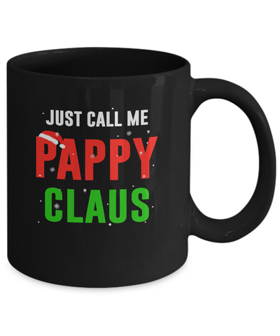 Santa Pappy Claus Matching Family Christmas Pajamas Mug-Coffee Mug-11oz Mug-Black